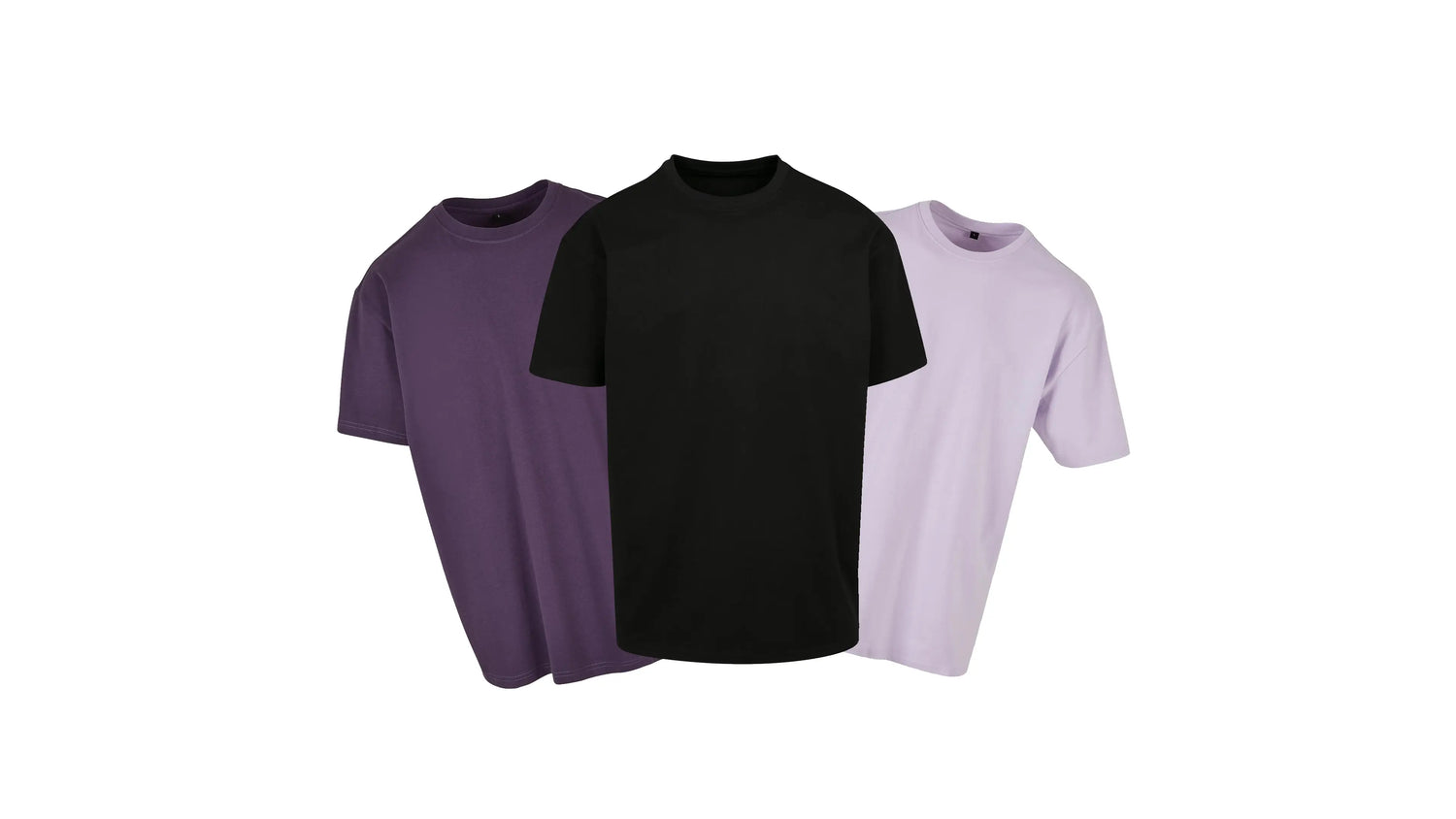 3 Tee in Farbe lila schwarz und lilac von unserer tee kollektion